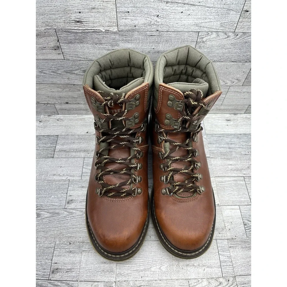 Simms Boots Mens Size‎ 8 Brown Leather Suede Wading Hiking Outdoor Lace Up Shoes